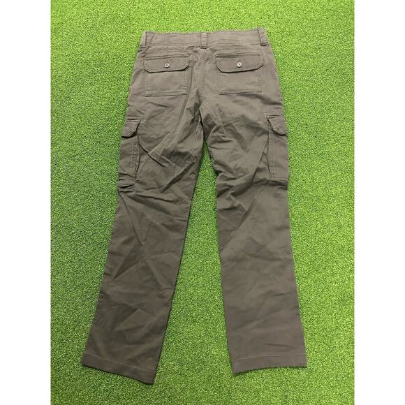Men's Straight Fit Cargo Pants - Goodfellow & Co Gray 30x32: Midweight - Picture 5 of 5